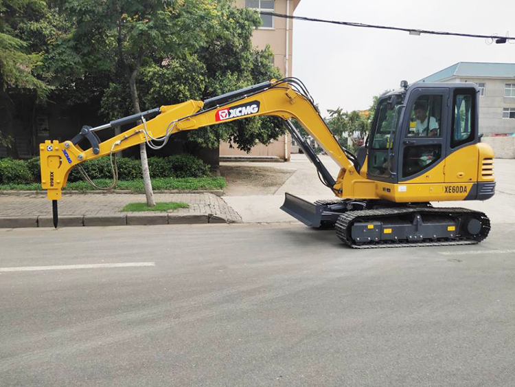 XCMG official 6-ton mini hydraulic excavator XE60DA crawler excavator machine price for sale